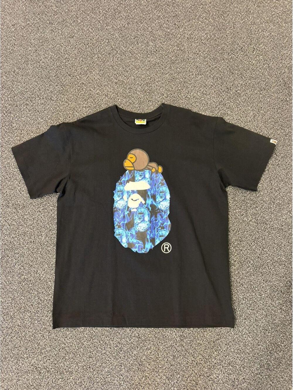 BAPE Baby Milo Flame Tee